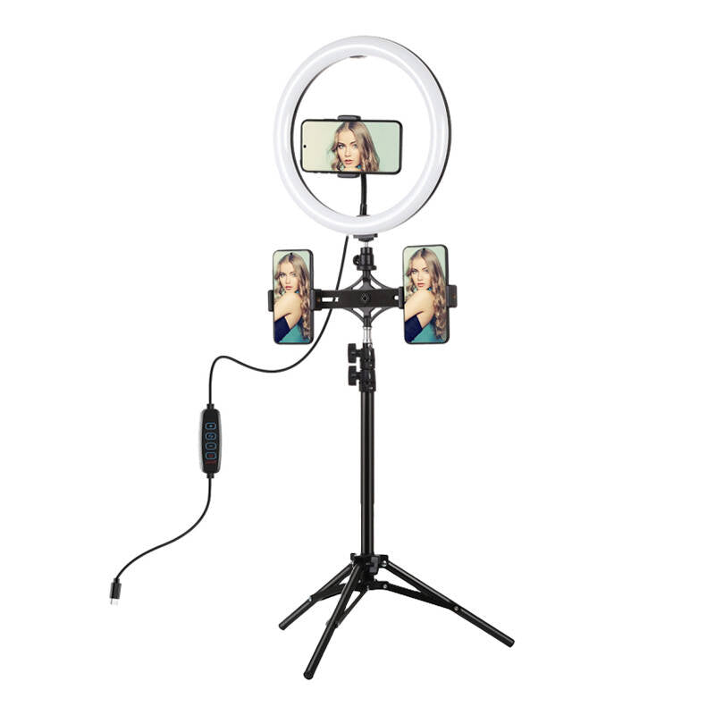 Ring light PULUZ with tripod and phone holder PKT3099B_1