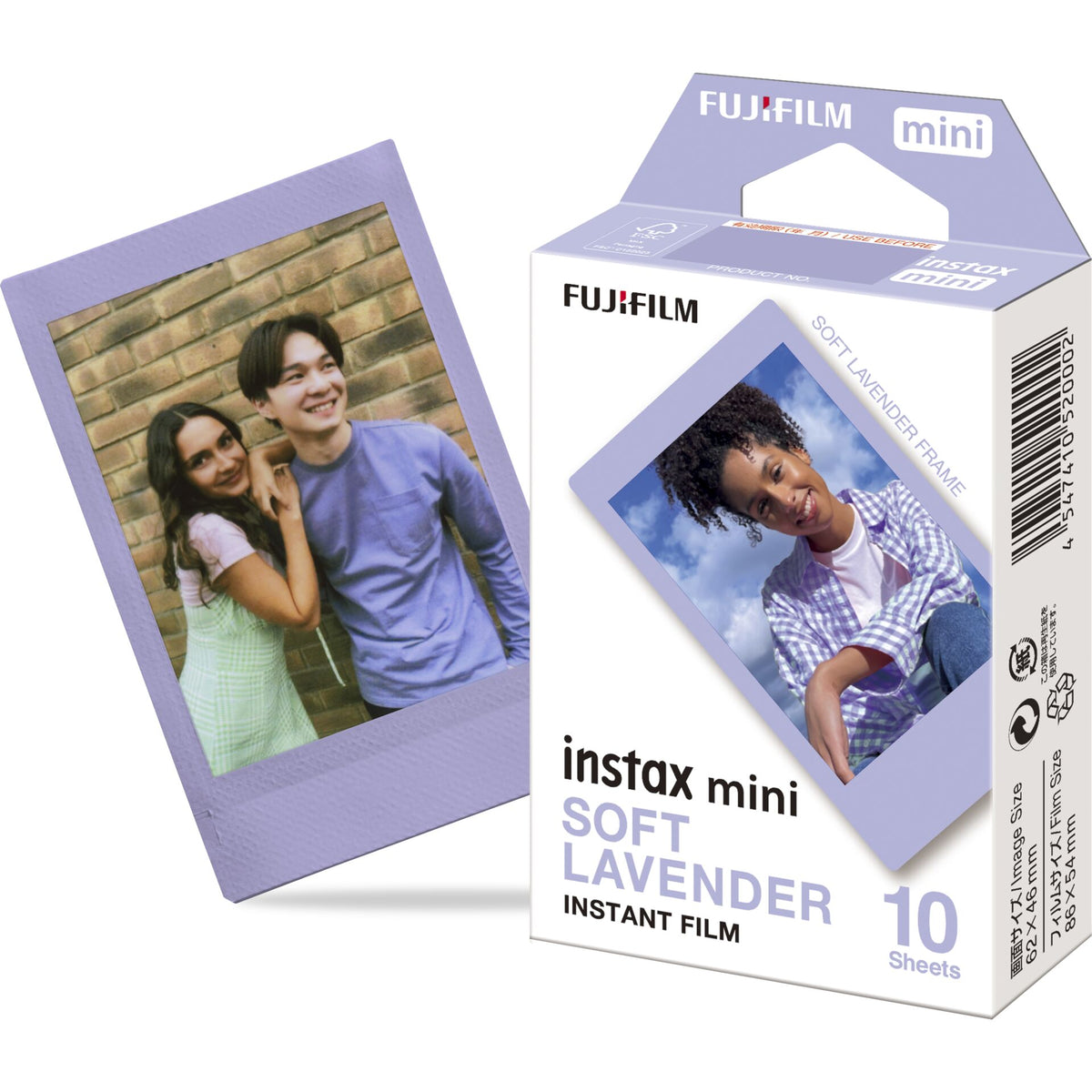 Fujifilm Película Instantânea Instax Mini Film 10 Folhas Soft Lavender