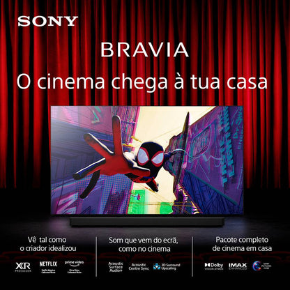 Televisão Smart TV Sony Bravia XR Série XR80 (2024) 77"/195,6cm OLED 4K UHD Google TV