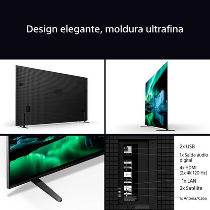 Televisão Smart TV Sony Bravia XR Série XR80 (2024) 77"/195,6cm OLED 4K UHD Google TV