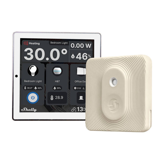 Set Shelly Wall Display Control Panel (white) + BLU H&T Ivory_0