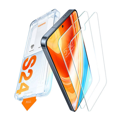 Tempered glass for Samsung S24 Ultra Torras Install Master_1