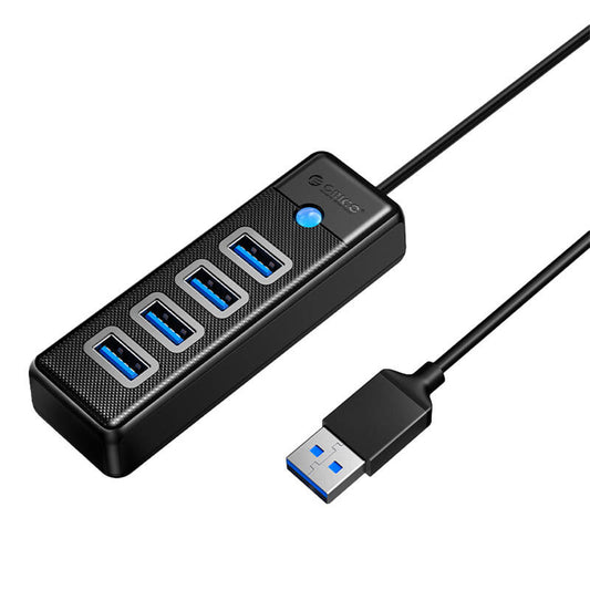 Orico Hub USB to 4x USB 3.0, 5 Gbps, 0.15m (Black)_0
