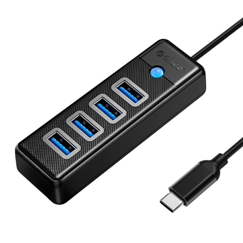 Orico HUB USB-C to 4x USB 3.0 5Gbps 0,15m Black_0