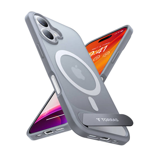 Etui Torras Pstand Series do iPhone 16 Plus (Titanium gray)_0