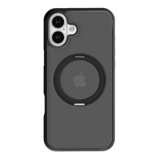 Torras Ostand Pro Case for iPhone 16 (Black)_0