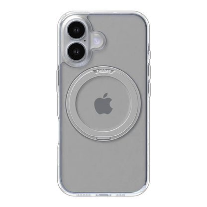 Torras Ostand Pro Case for iPhone 16 Plus (Transparent)_0