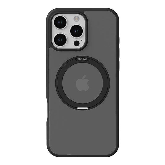 Torras Ostand Pro Case for iPhone 16 ProMax (Black_0