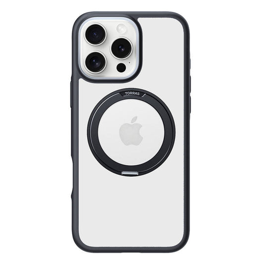Torras Ostand R Fusion Case for iPhone 16 Pro (Black)_0