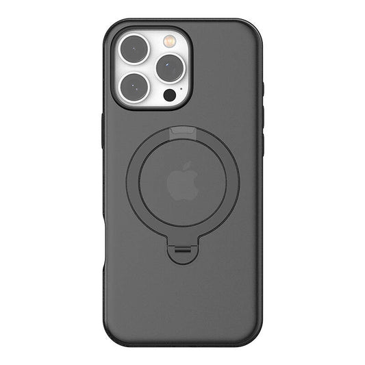 Torras Ostand Spin Case for iPhone 16 Pro (Black)_0