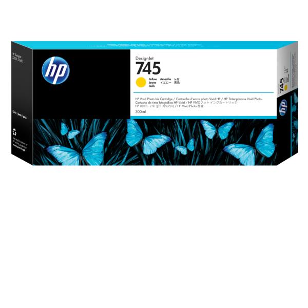 745 Cartuccia inchiostro HP 745 da 300 ml Giallo_0