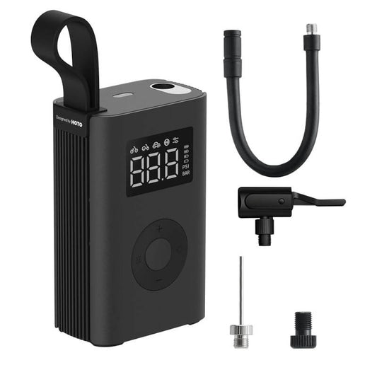 Portable compressor, electric pump HOTO QWCQA001 (10.3 bar, 150 PSI, 2000mAh)_0