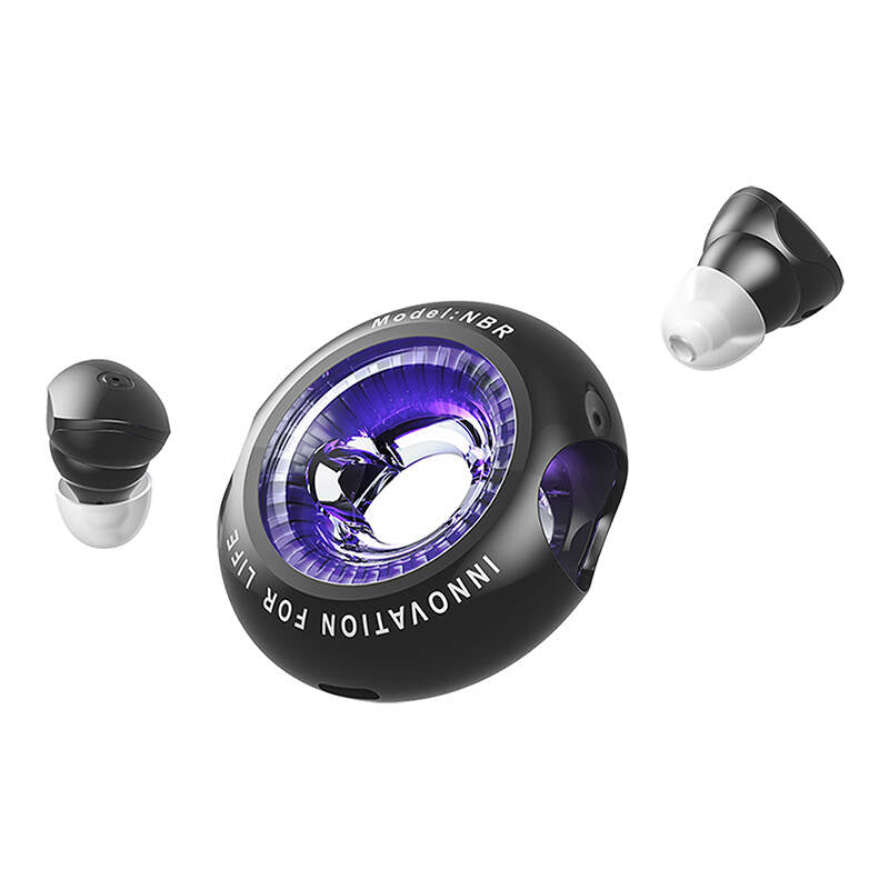 Auriculares Bluetooth Vention NBRB0 con estuche de carga/ Autonomía 6h/ Negros_2