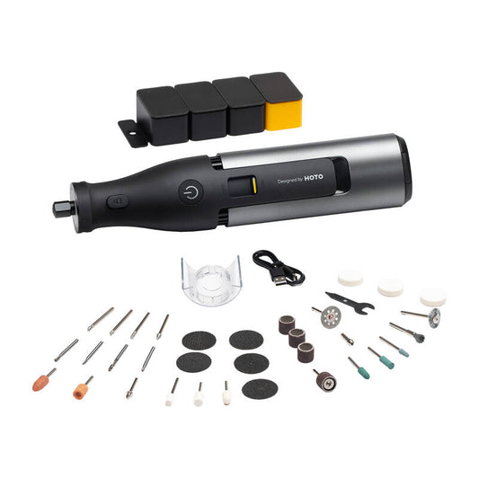 Precision multifunction grinder 12V set 36 el. HOTO QWLDM002 35000RPM_0