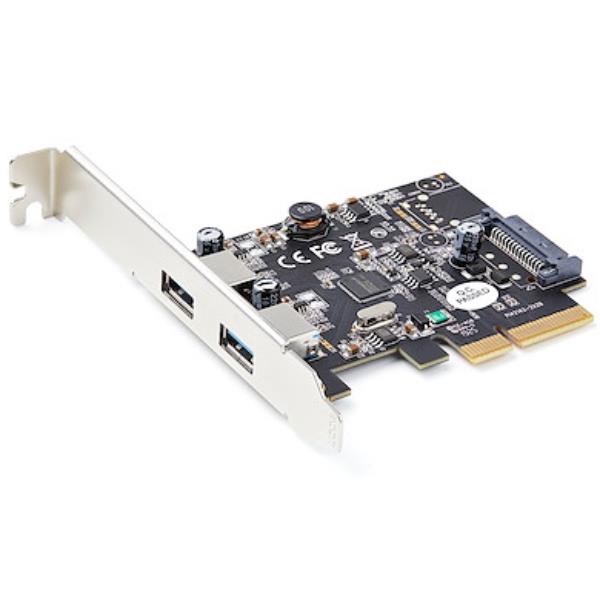 Card USB 3.2 GEN 2 Startech / Preto / PEXUSB312A3_0