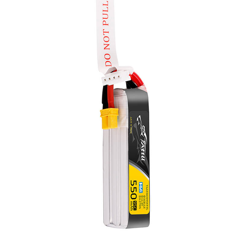 Tattu 3s 550mAh 95C 11.4V HV Lipo Battery with XT30 Plug Long-Pack_1