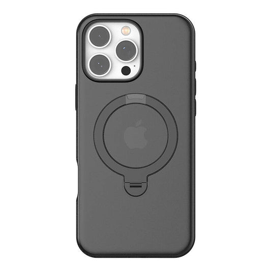 Torras Ostand Spin Case for iPhone 16 ProMax (Black)_0