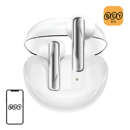 Earphones TWS QCY AilyBuds Clear T32 (white)_0