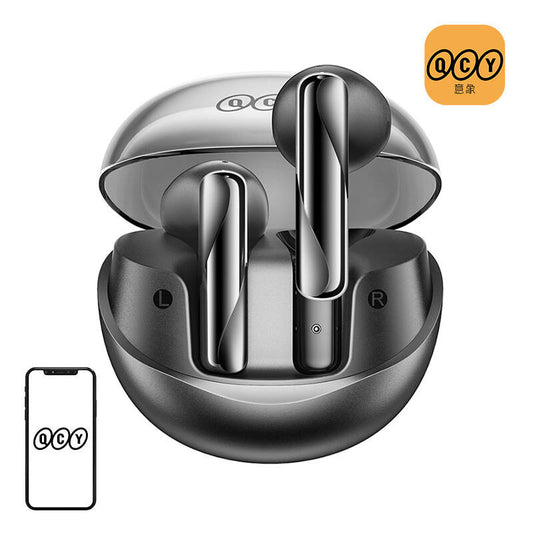 Earphones TWS QCY AilyBuds Clear T32 (black)_0