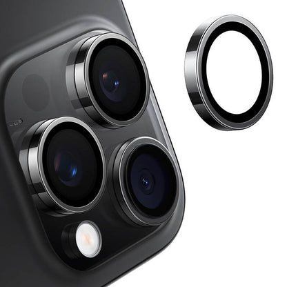 Lensguard Camera Glass for iPhone 16 ProMax (Black)_1