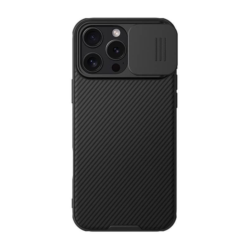 Nillkin CamShield Pro Case for iPhone 16 Pro Max with camera cover - black_0
