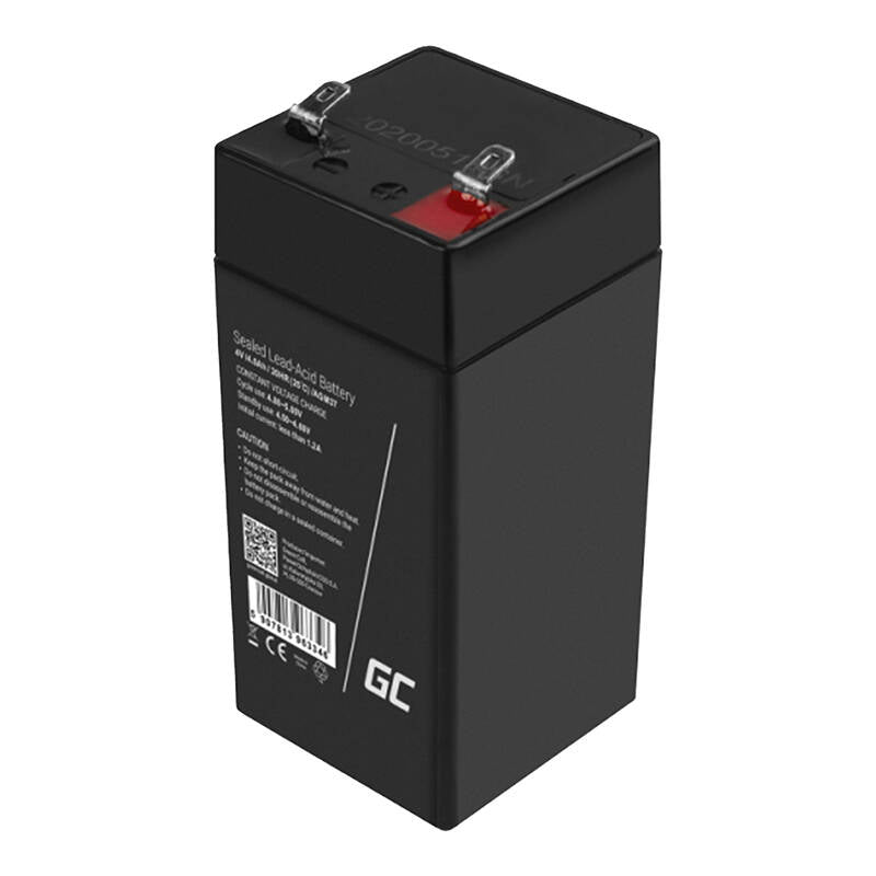 Green Cell AGM VRLA 4V 4Ah maintenance-free battery for the alarm system, cash register, toys_7
