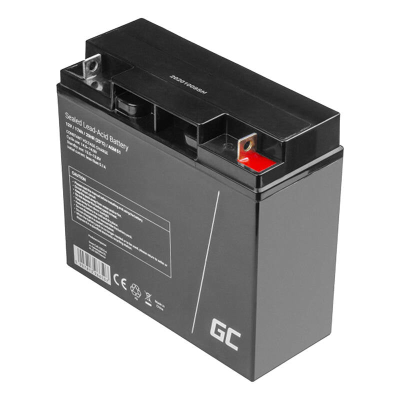 Green Cell AGM VRLA 12V 17Ah maintenance-free battery for mower, scooter, boat, wheelchair_4