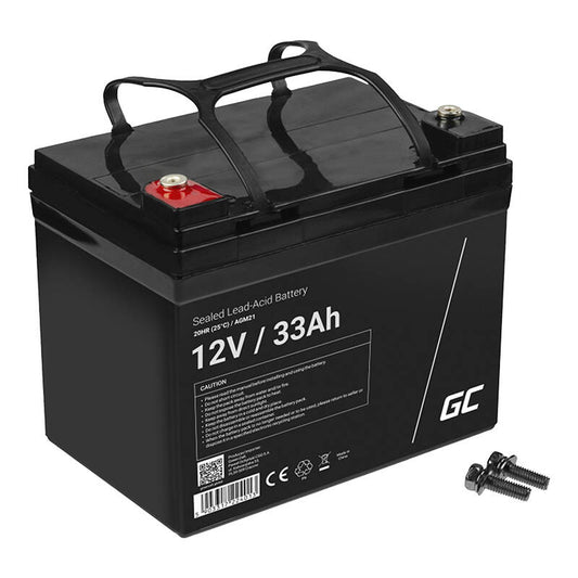 Maintenance-free AGM VRLA Green Cell AGM21 12V 33Ah Battery (for lawnmower, scooter, boat, wheelchair)_0