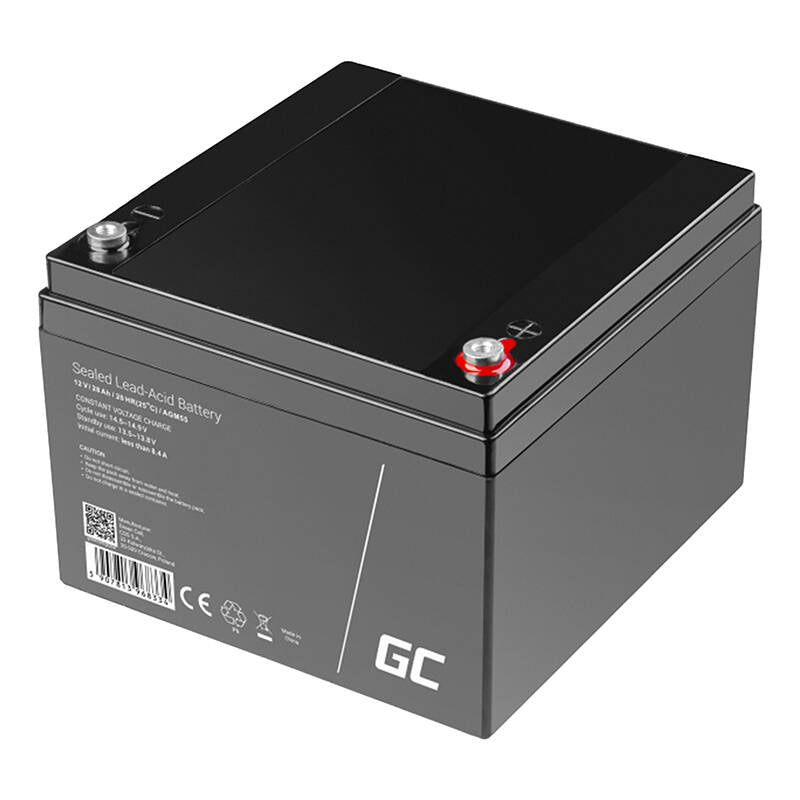 Green Cell AGM VRLA 12V 28Ah maintenance-free battery for boats, scooters, toys, wheelchairs kampera_4