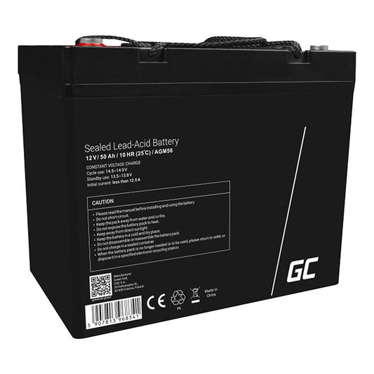 Maintenance-free AGM VRLA Green Cell AGM56 12V 50Ah Battery (for scooter, boat, wheelchair, camper, lawnmower)_0
