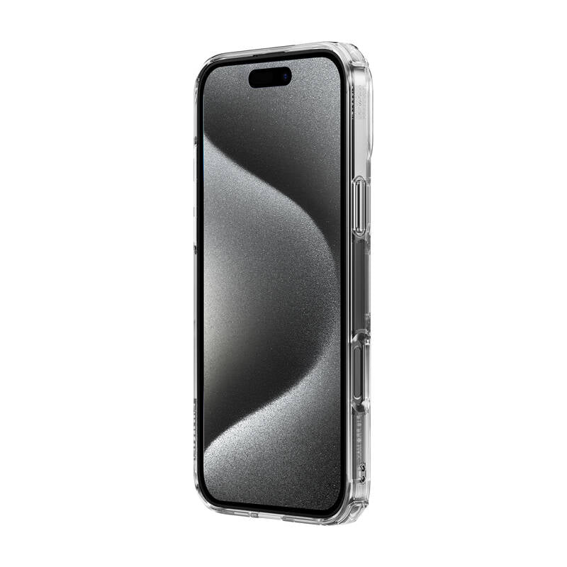 Nillkin Nature Pro Magnetic Case with MagSafe for iPhone 16 - Transparent & White_7