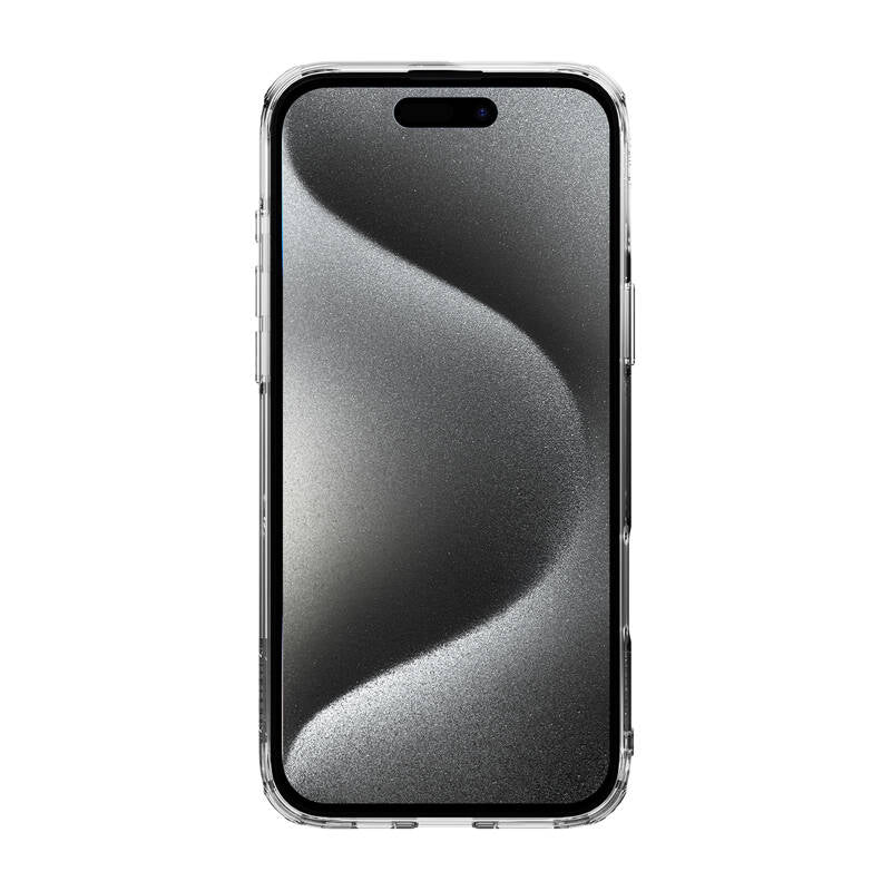 Nillkin Nature Pro Magnetic Case with MagSafe for iPhone 16 - Transparent & White_9