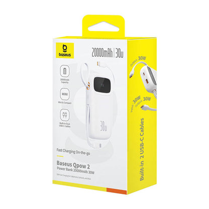 Powerbank Baseus QPow 2 20000mAh 30W 2xUSB-C (white)_6