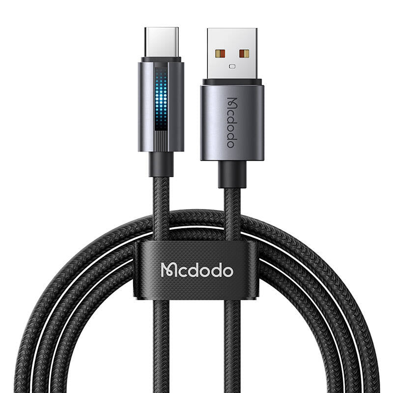 Mcdodo CA-5180 USB-A to USB-C cable, 1.2m (black)_0