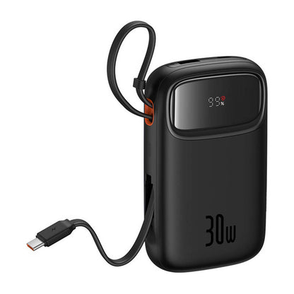 Baseus QPow 2 30W 10000mAh Power Bank with Built-in USB-C Cables - Black_9