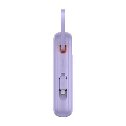 Baseus QPow 2 30W 10000mAh Power Bank with Built-in USB-C Cables - Purple_11