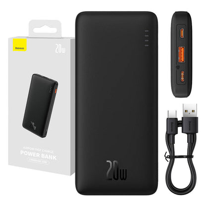 Baseus Airpow 20W 10000mAh Power Bank with Baseus Simple Series USB-A - USB-C 30cm Cable - Black_19