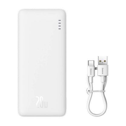 Baseus Airpow 20W 10000mAh Power Bank with Baseus Simple Series USB-A - USB-C 30 cm Cable - White_13