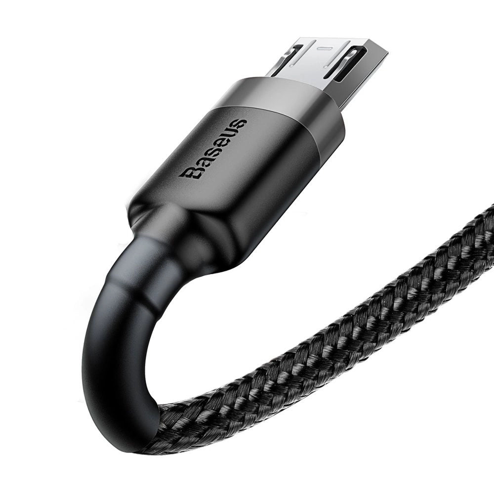 Baseus Cafule Micro USB cable 2.4A 0,5m (gray + black)_8