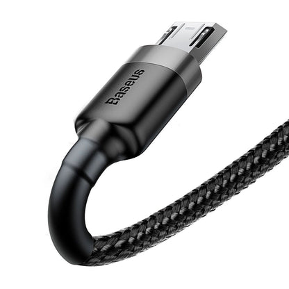 Baseus Cafule Micro USB cable 2.4A 0,5m (gray + black)_8