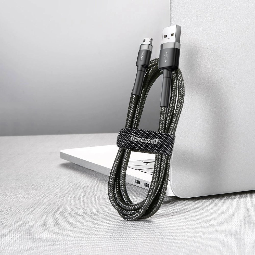 Baseus Cafule Micro USB cable 2.4A 0,5m (gray + black)_10