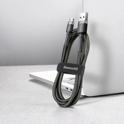 Baseus Cafule Micro USB cable 2.4A 0,5m (gray + black)_10