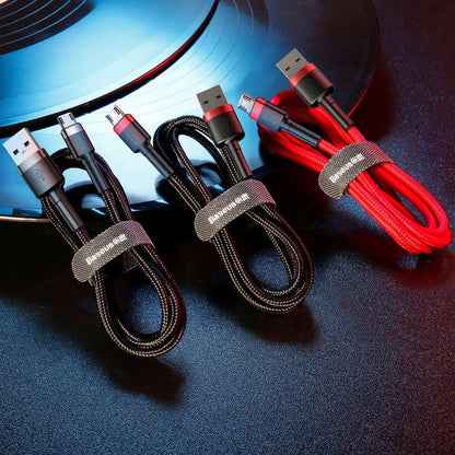 Baseus Cafule Micro USB cable 2.4A 0,5m (gray + black)_15