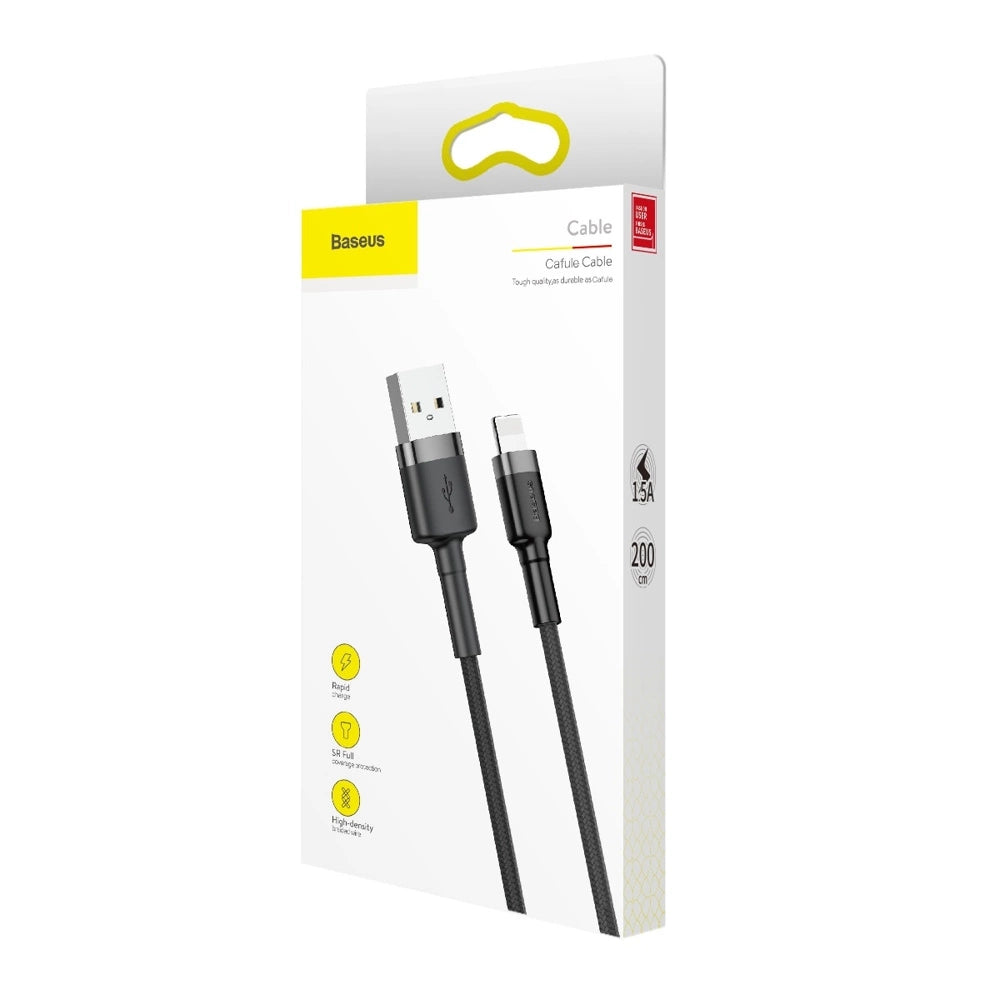 Baseus Cafule USB Lightning Cable 1,5A 2m (Gray+Black)_16