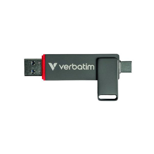 Pen Drive Verbatim Dual QuickStick / 128GB / USB-A/C / Preto_0