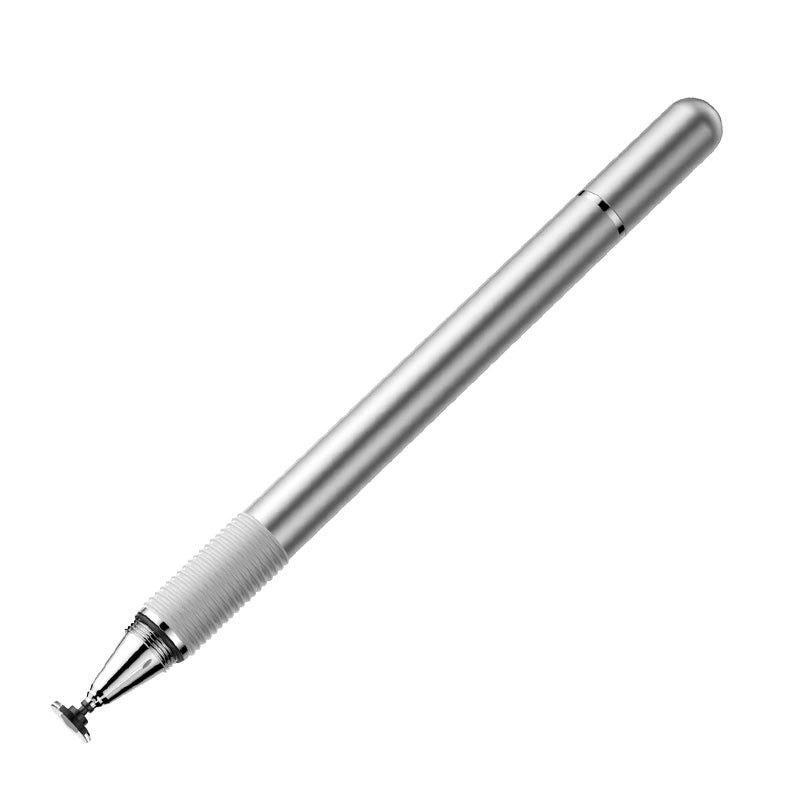 Baseus Golden Cudgel ACPCL-0S double-sided stylus for tablets, phones with gel pen - silver_0