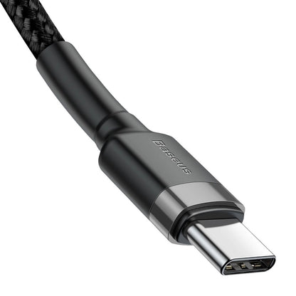 Baseus CATKLF-GG1 USB-C - USB-C PD QC cable 60W 3A 480Mb/s 1m - black and gray_6