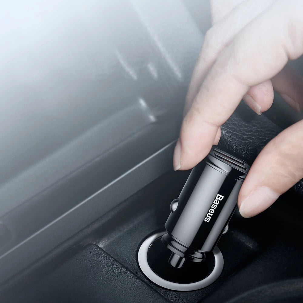 Baseus Circular 2xUSB QC3.0 5A 30W car charger (black)_17