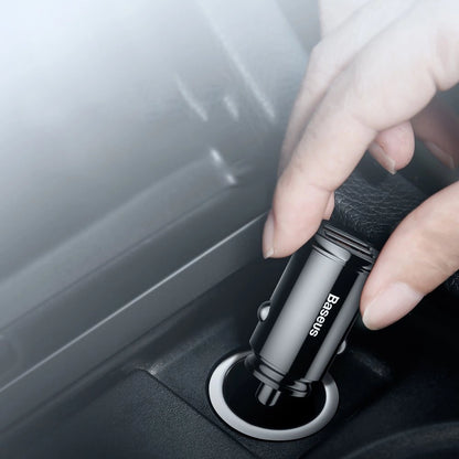 Baseus Circular 2xUSB QC3.0 5A 30W car charger (black)_17