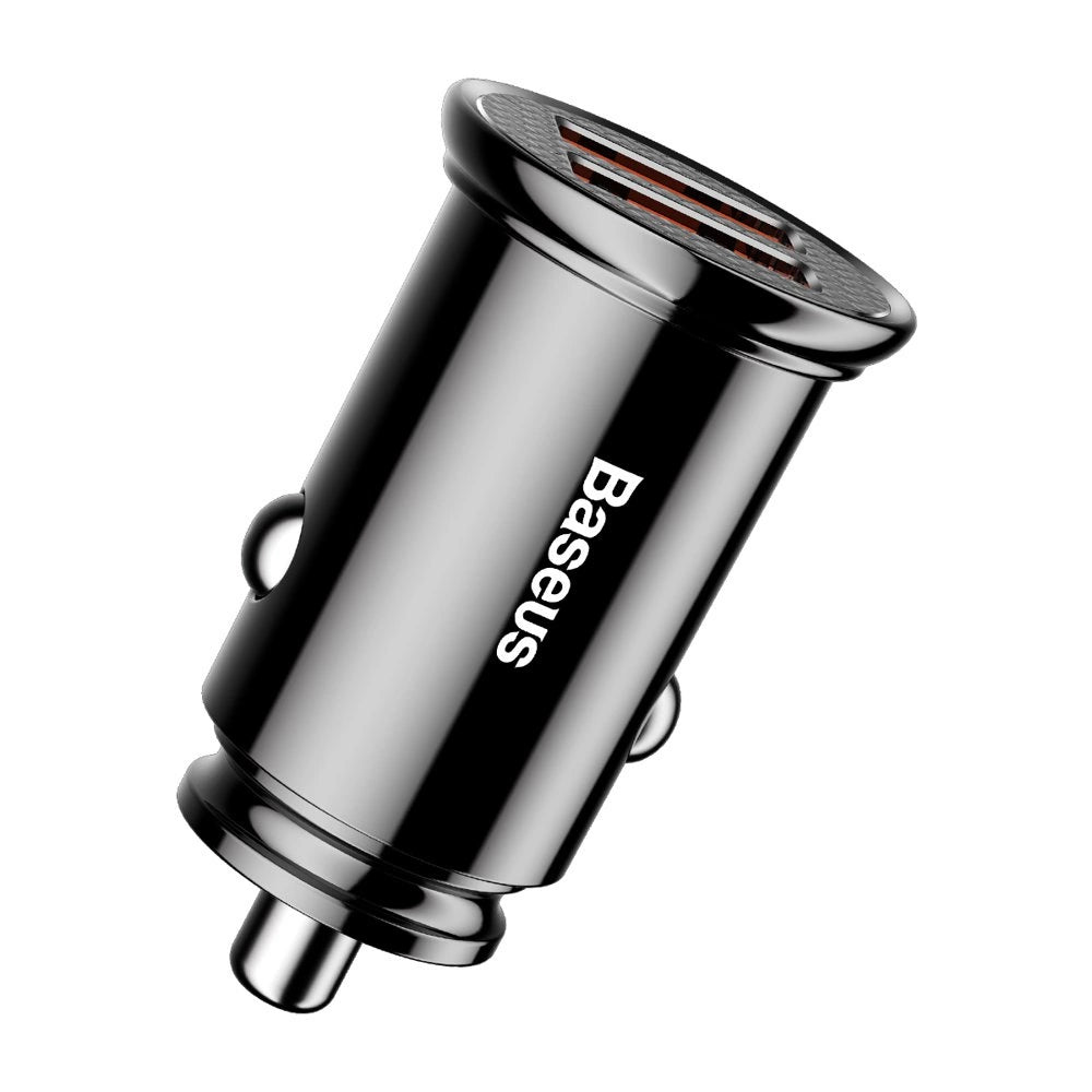 Baseus Circular 2xUSB QC3.0 5A 30W car charger (black)_6